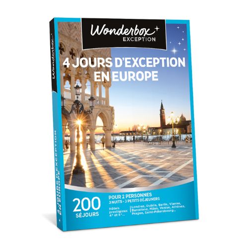 Wonderbox 4 jours d'exception en Europe